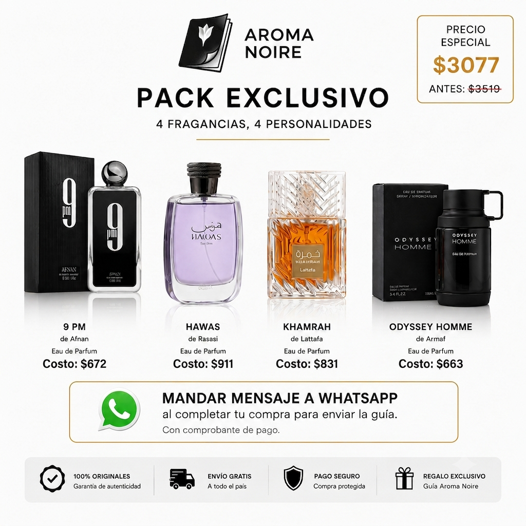 Pack exclusivo de 4pz